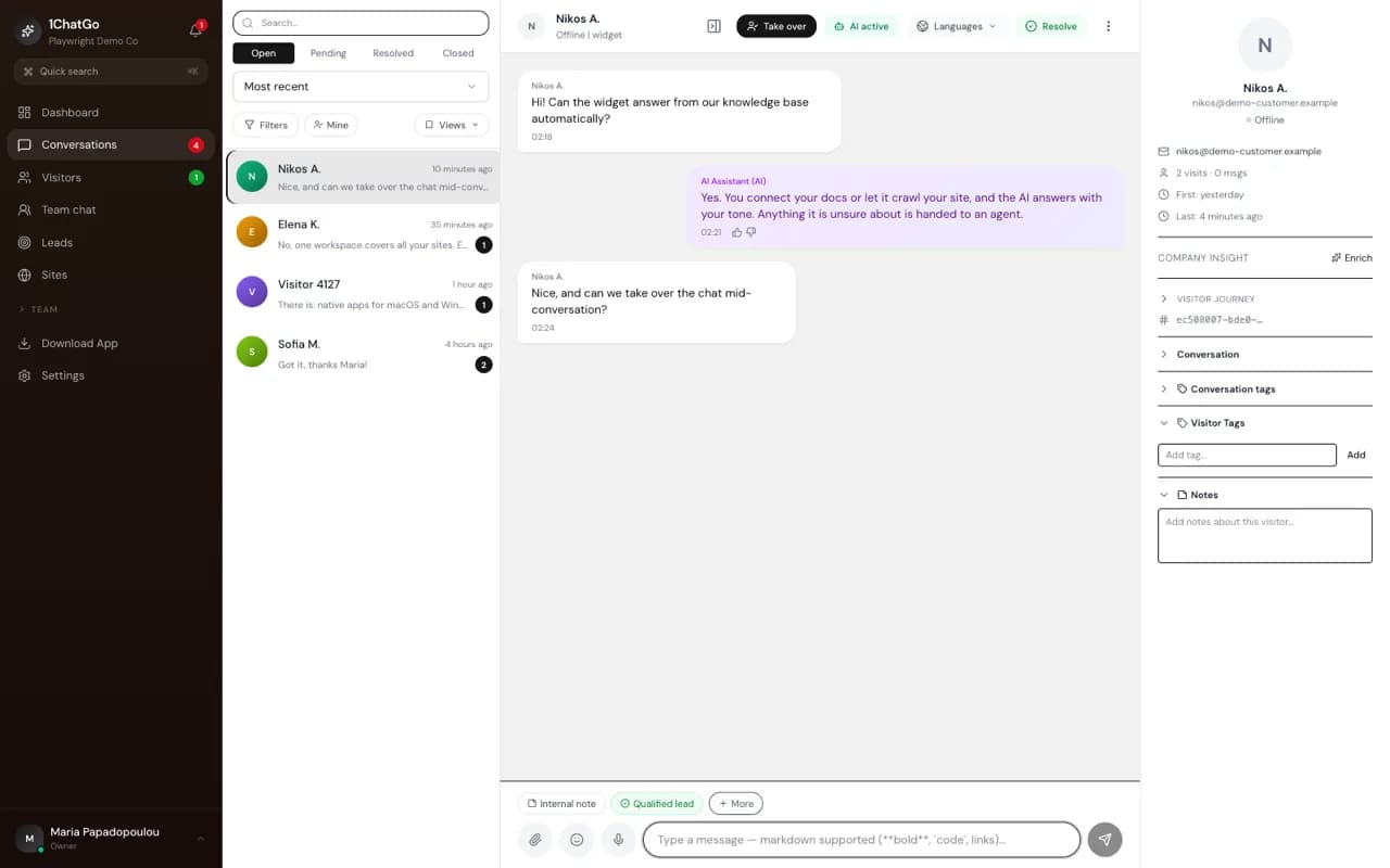 1ChatGo screenshot