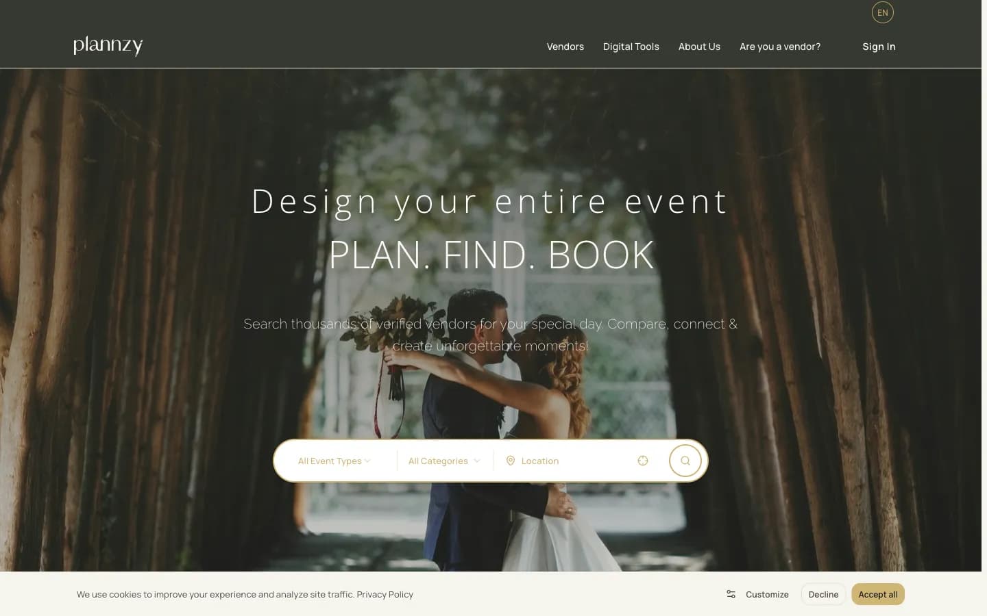 Plannzy event platform