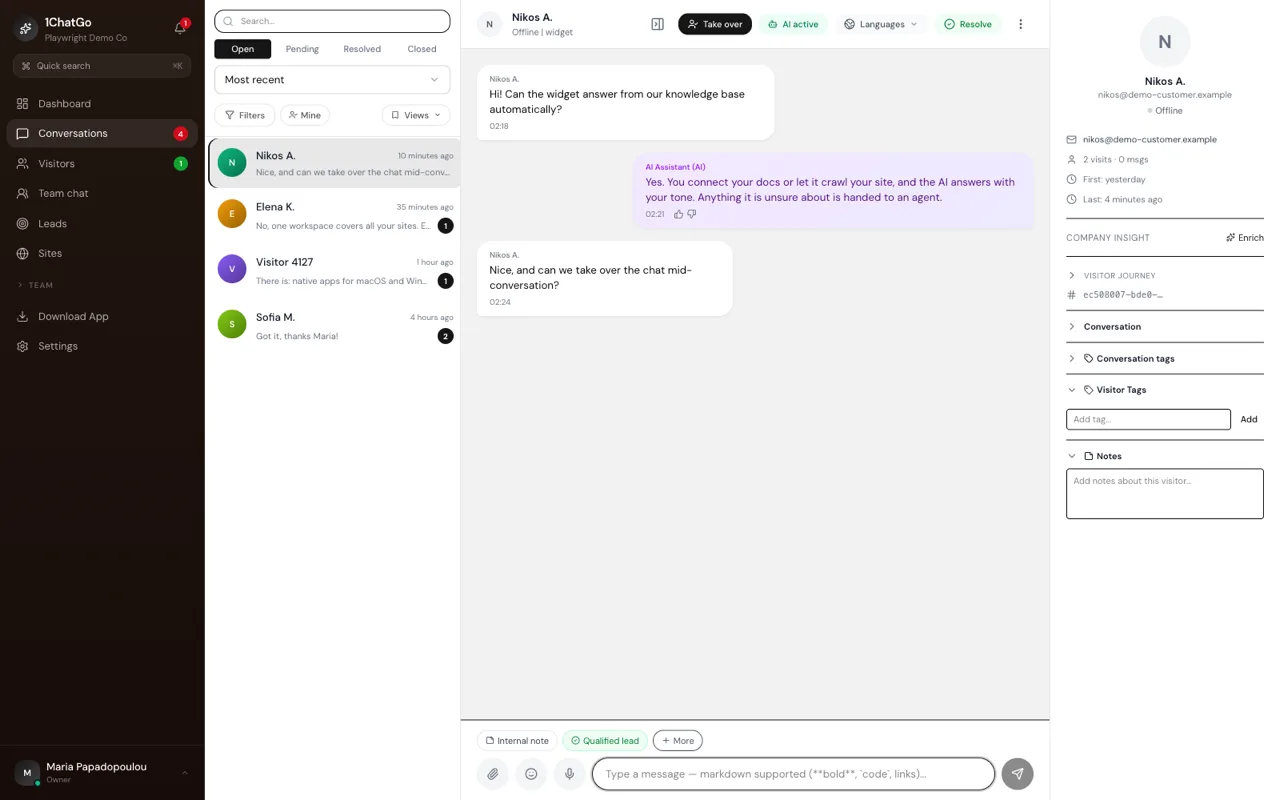 1ChatGo screenshot